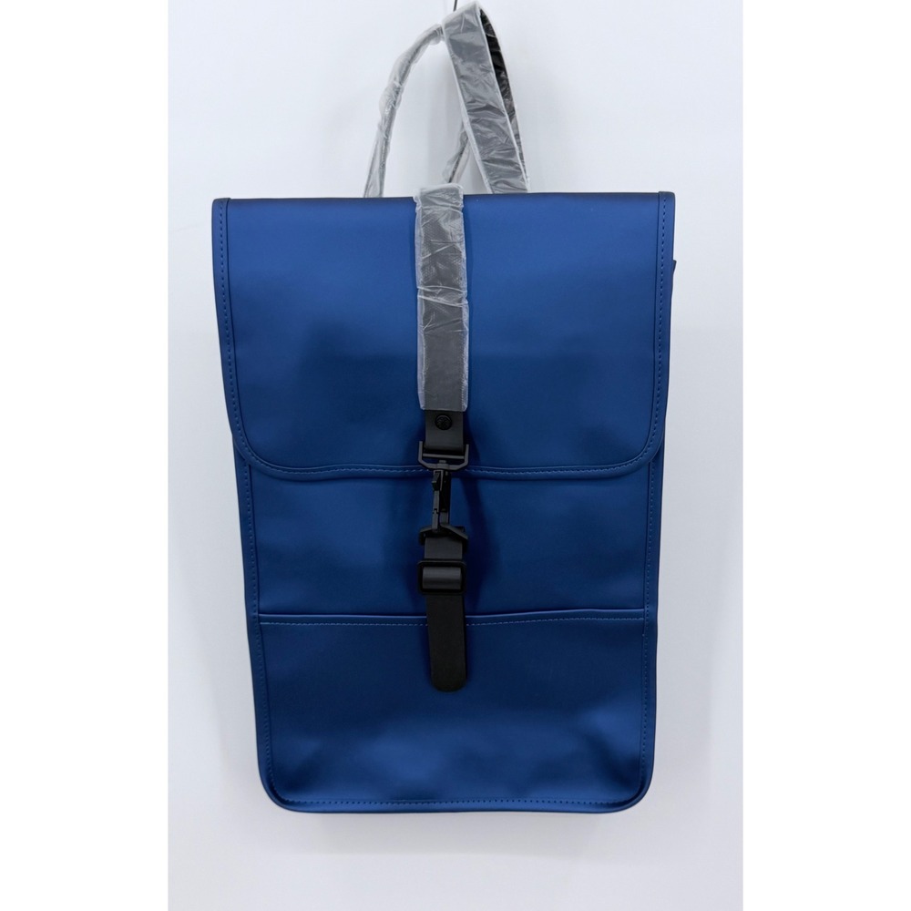 Rains Backpack Mini W3 Unisex One Size Storm Blue Waterproof 13020